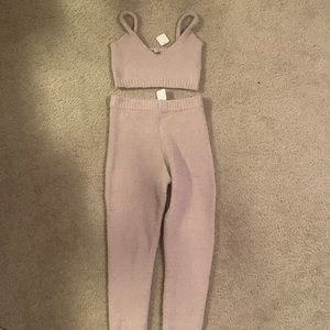 SKIMS dupe- Fuzzy Pajama Set Fashion Nova